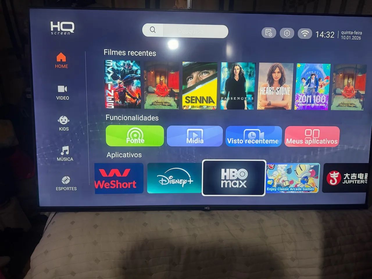Smart tv 50 4K Bluetooth comando de voz  - Foto 4