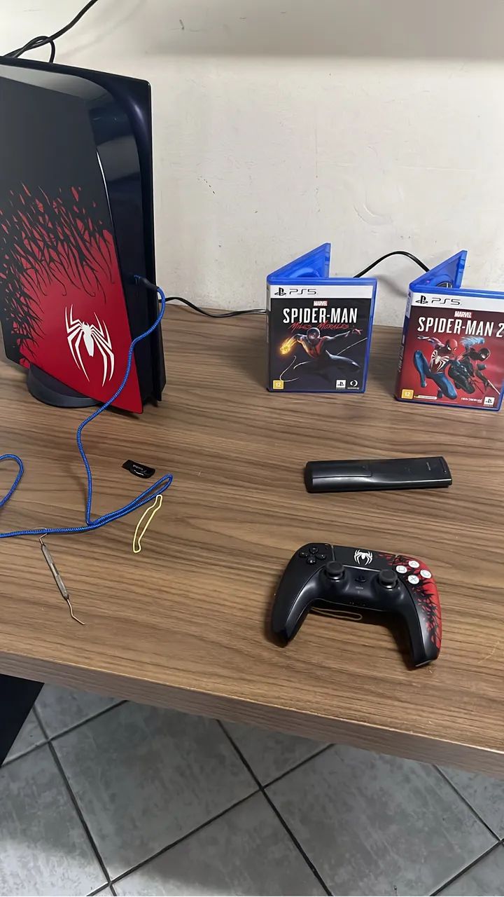 PlayStation 5 Fat Versão Spiderman 