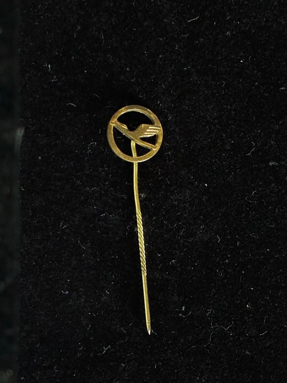 Alfinete de lapela vintage da Lufthansa - Foto 5