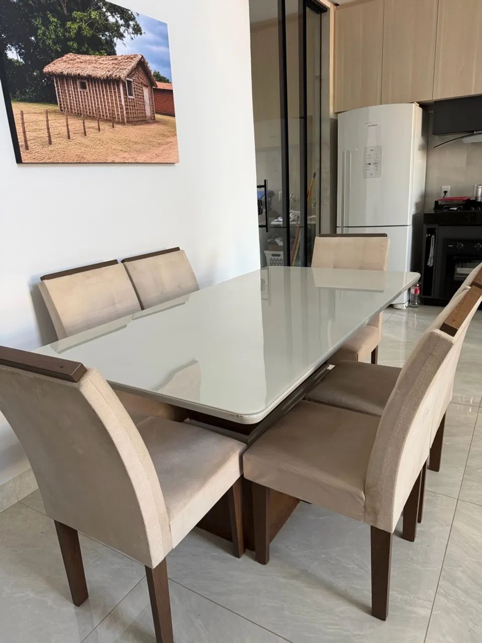Mesa de jantar 6 lugares  - Foto 2
