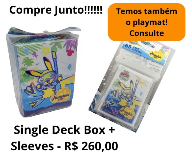 Pokémon - Single Deck Box EXCLUSIVA dos torneios mundiais - Original e lacrada - Foto 4