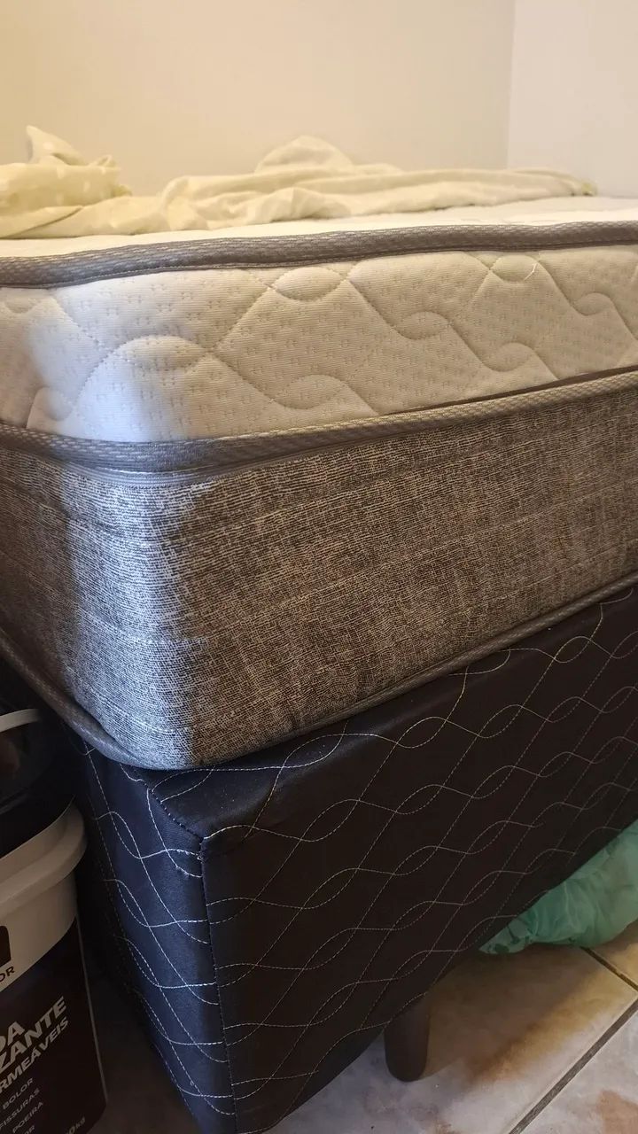Vendo cama com colchão baratinho - Foto 2