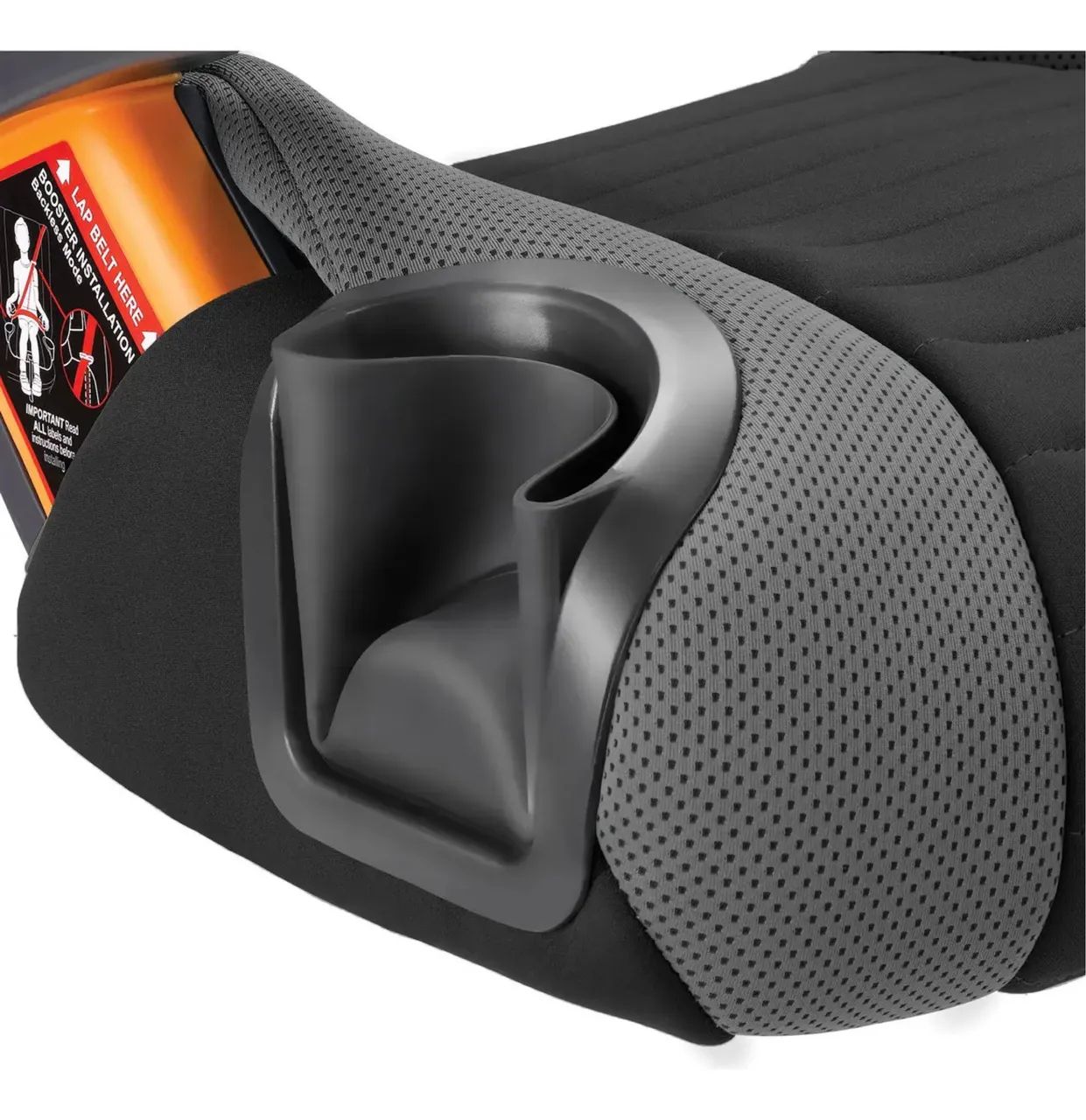 Assento De Carro Booster Chicco Gofit Backless Shark/preto/c - Foto 4