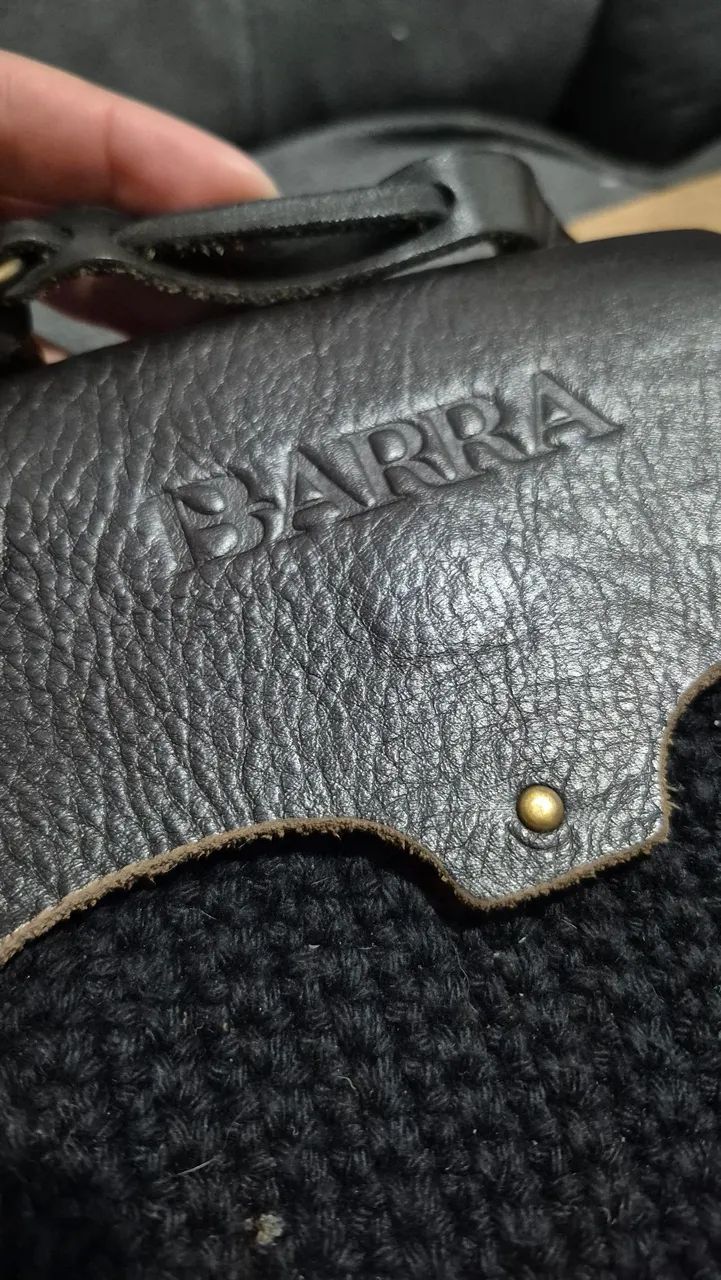 Bolsa lateral de crochê Barra Crew - Foto 3