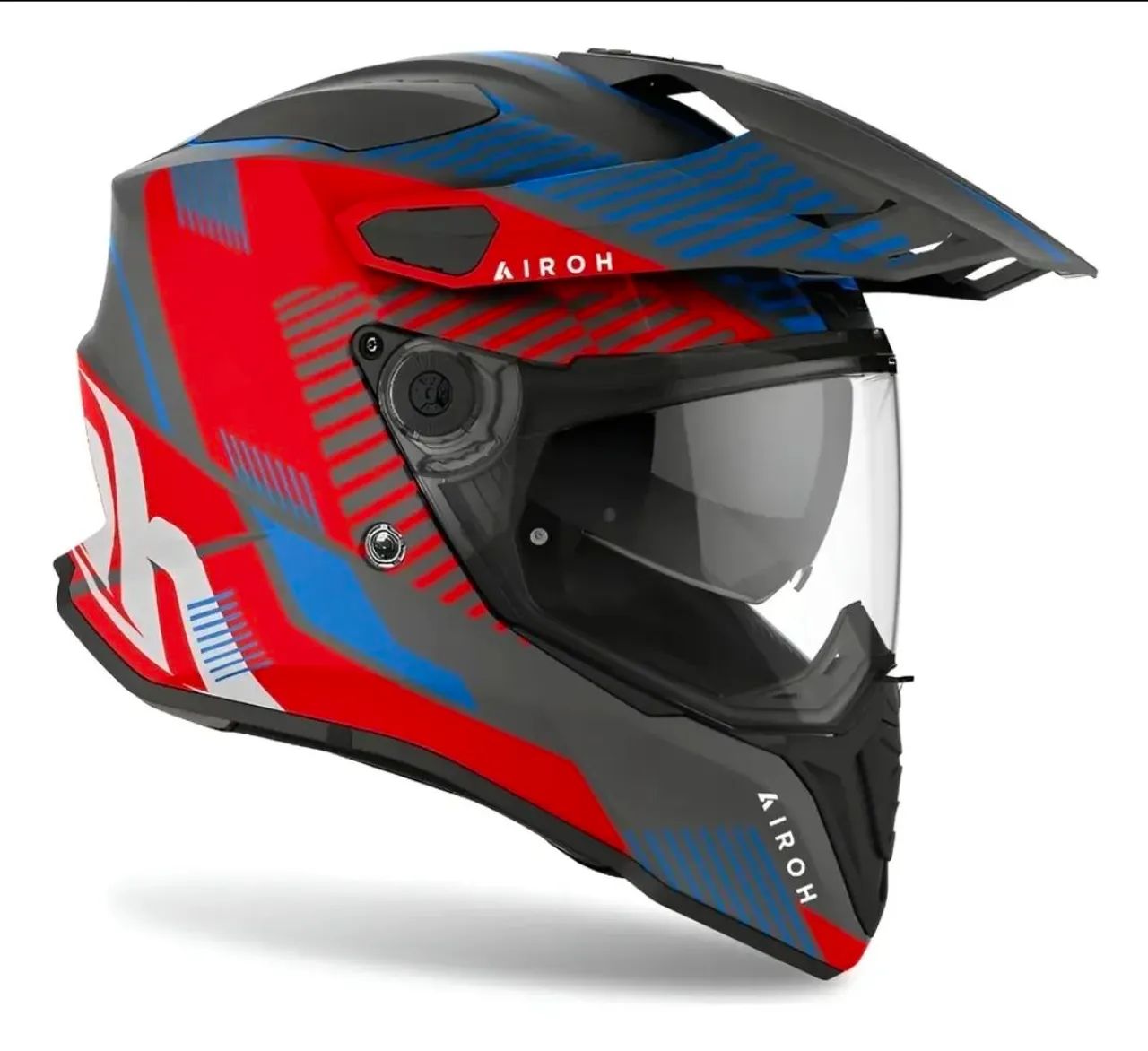 Capacete Airoh Commander Boost Red/Blue Matt - Foto 2