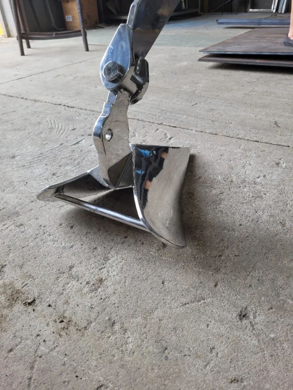 Âncora de inox; modelo Arado articulado; 35 kg. - Foto 5