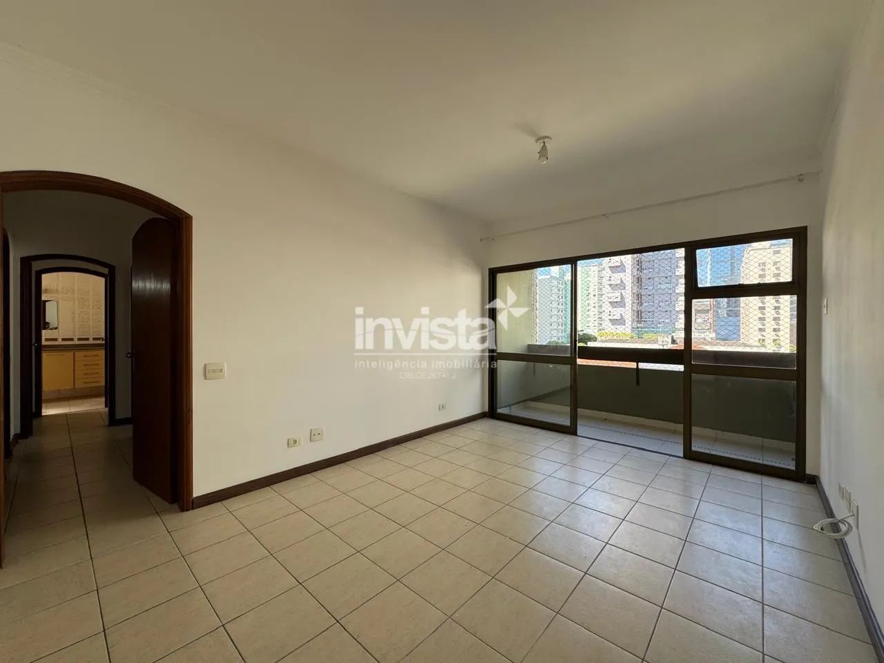 Apartamento 2 Dormitórios com Varanda para Alugar na Pompéia em SANTOS - Foto 3