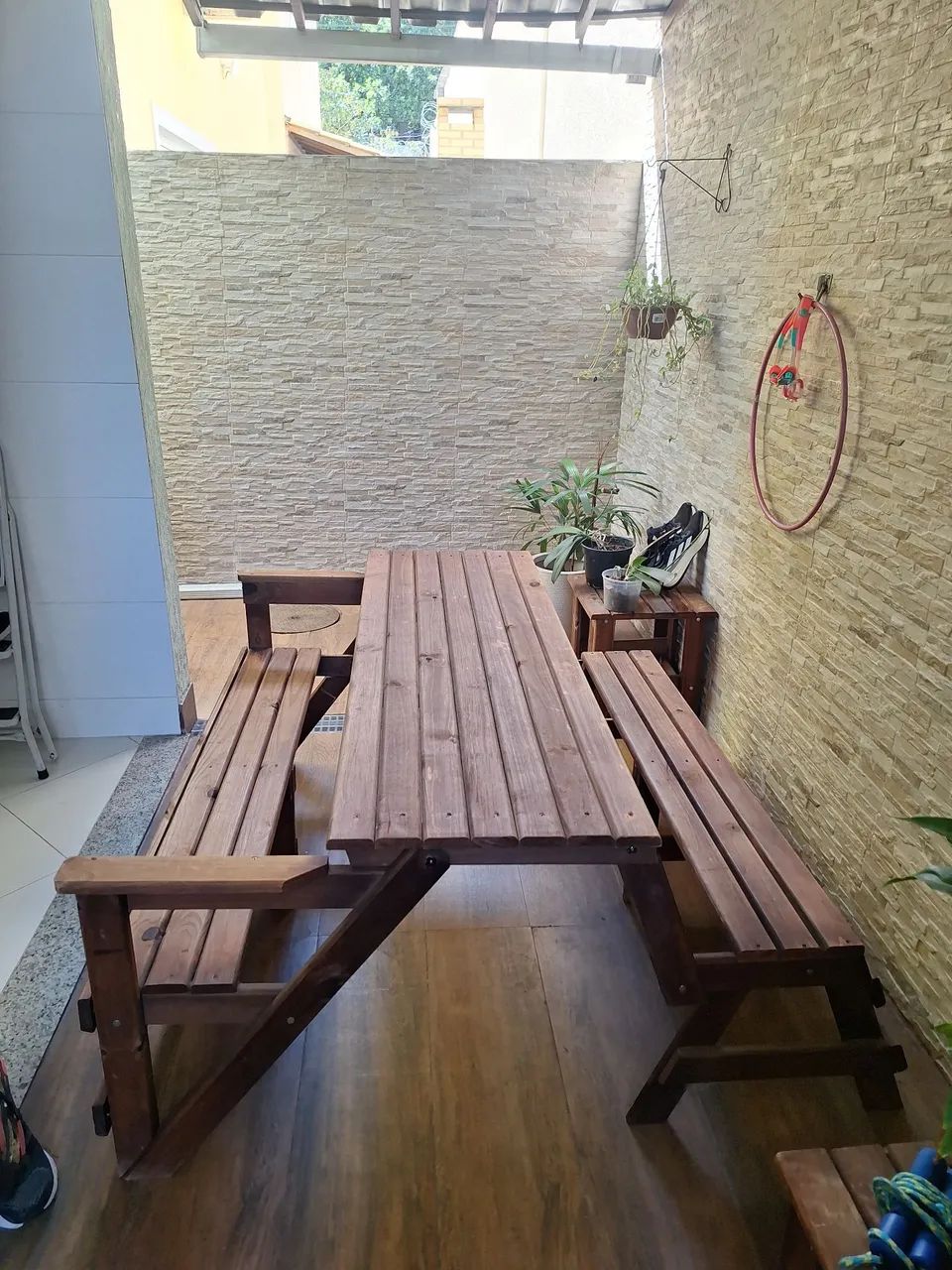 Banco/Mesa para varanda - Foto 2