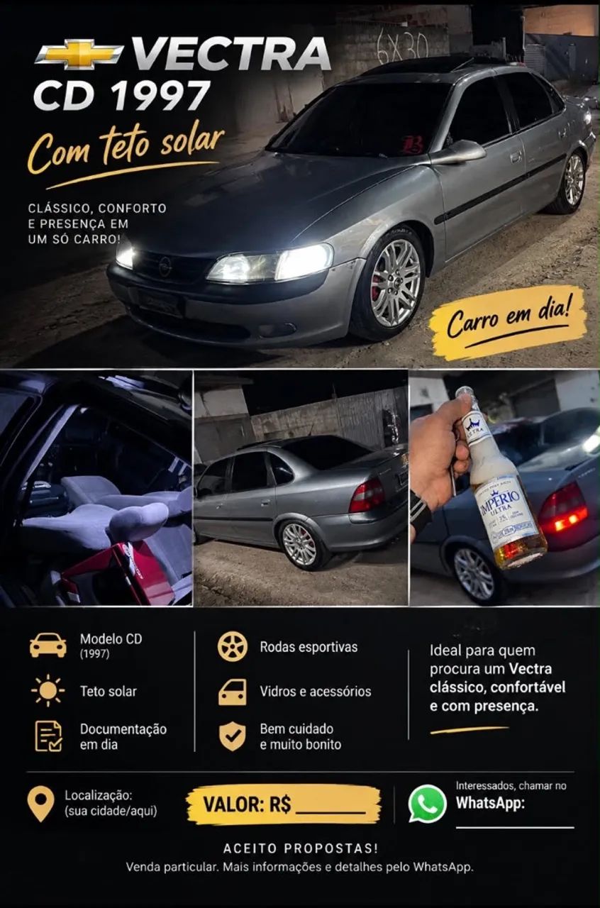 Chevrolet Vectra Vectra CD 2.2 16V / 2.0 16V Mec./Aut. 1997