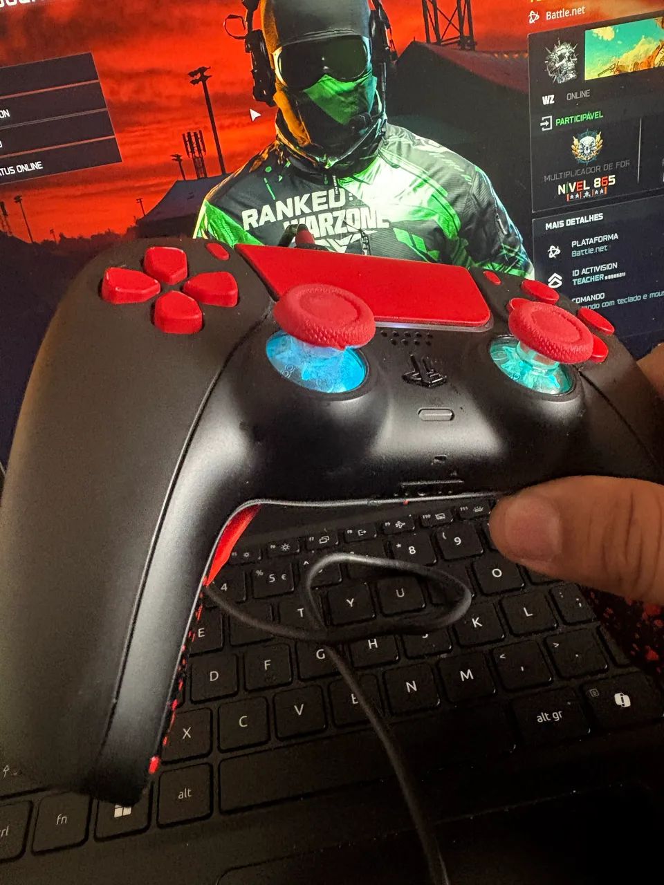 Controle PS5 Gamer | AIM Controller Pro 4 paddles Hall effect  - Foto 2