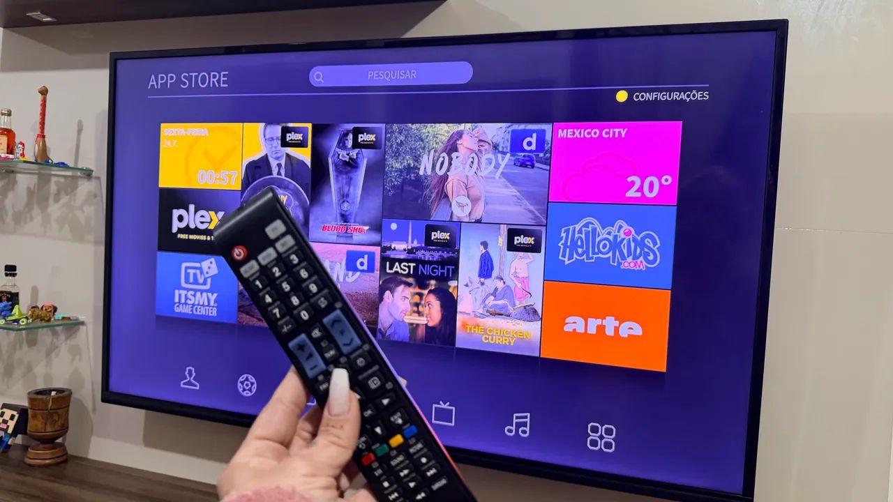 Tv smart 55 polegadas 4k - Foto 5