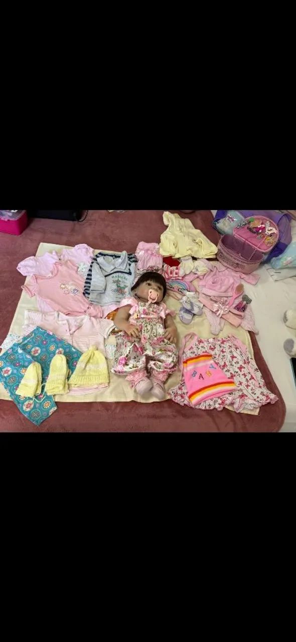 Bebê Reborn com Acessórios 