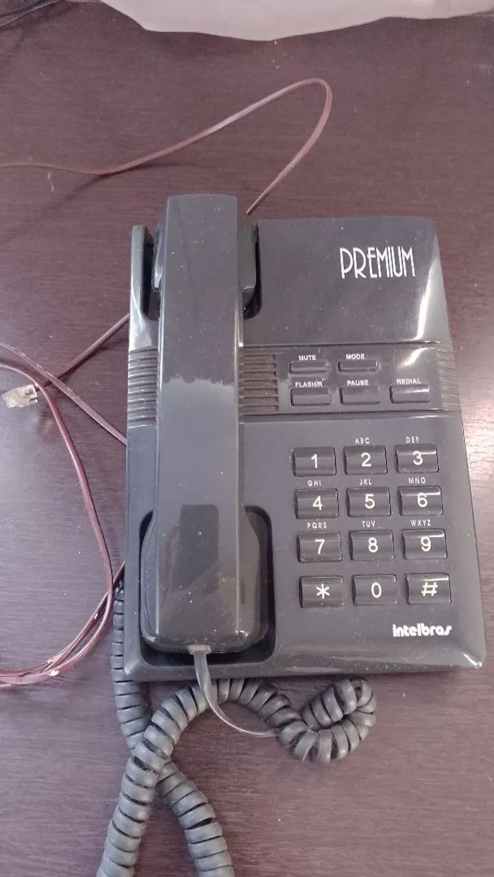 Telefone fixo teclado