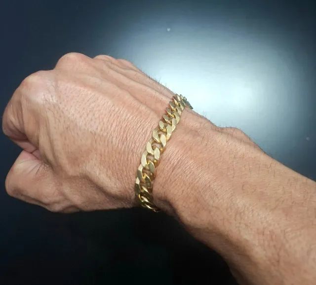 Jóia Pulseira Ouro 18k Maciça 45 gramas - Foto 3