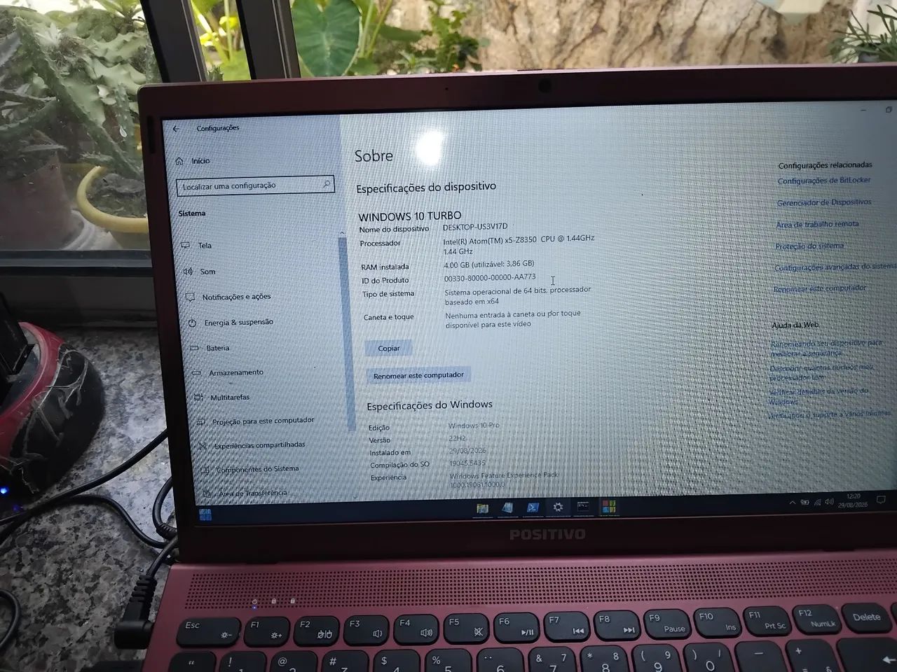 Notebook positivo motion