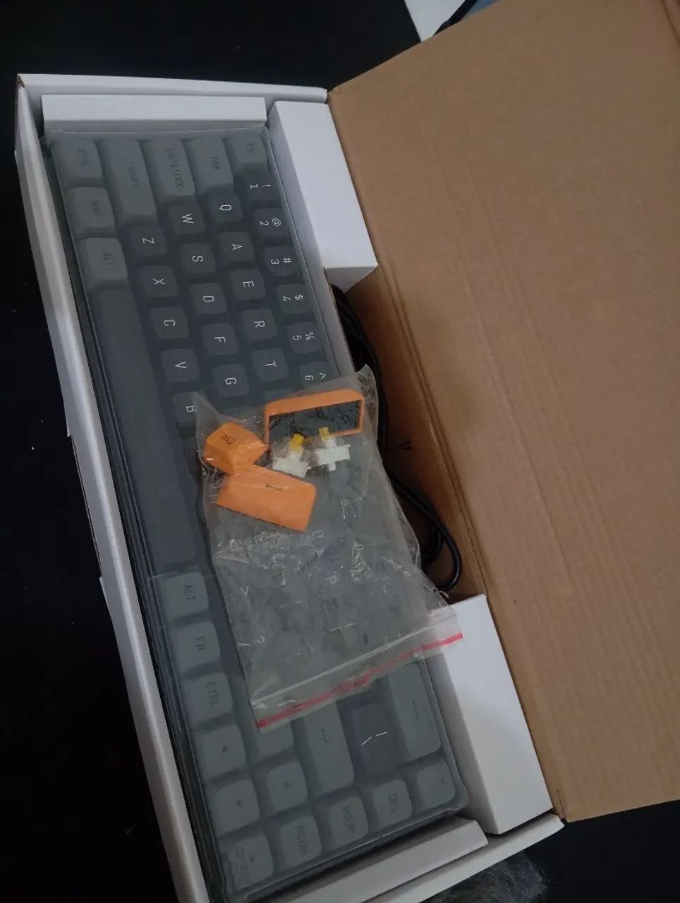 Teclado mecânico aigo a68 - Foto 4