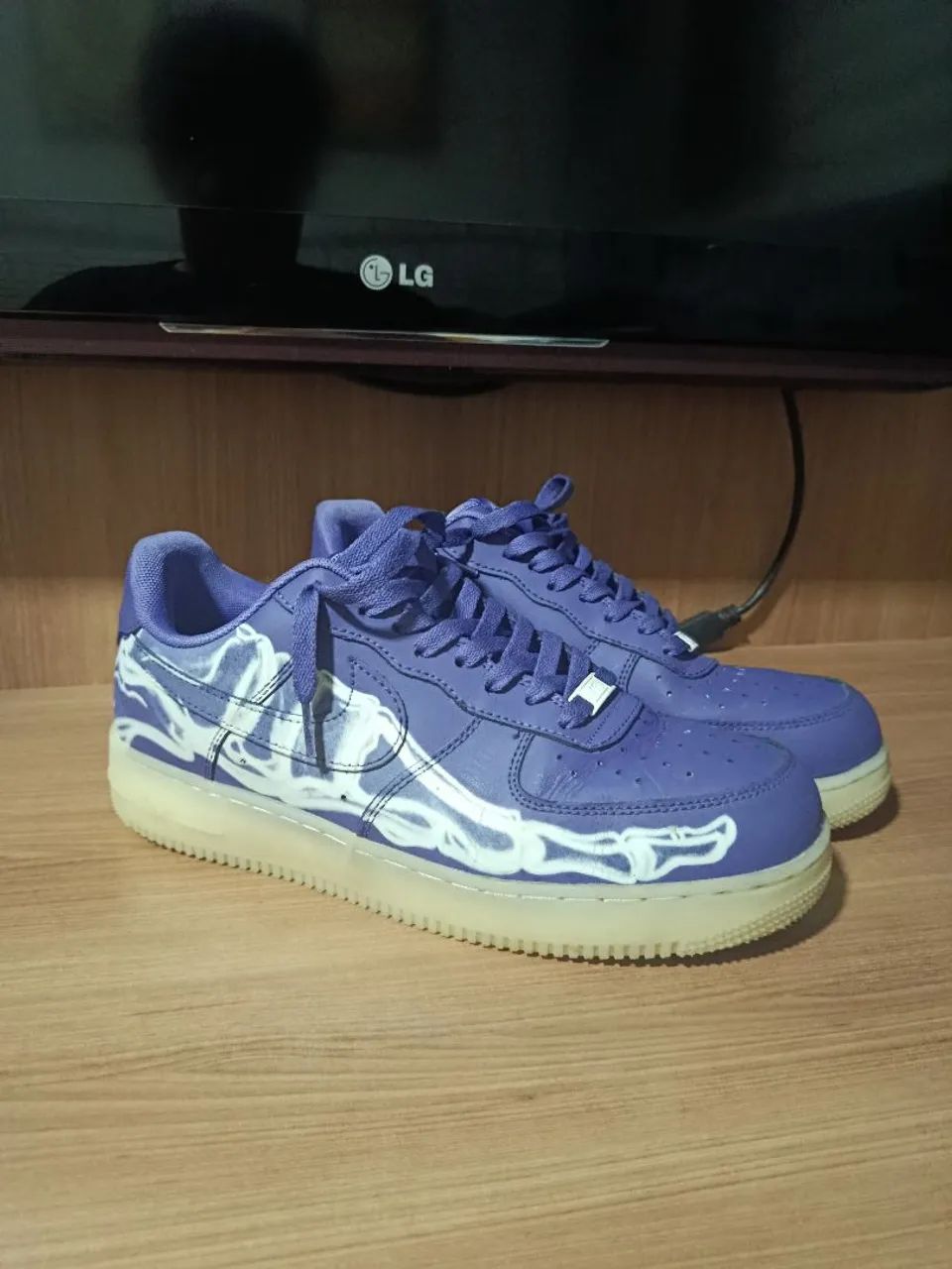 Air Force 1 Purple Skeleton - Foto 2
