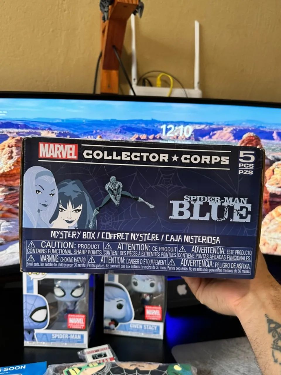 Funko Marvel Collector Corps Subscription Box: Spider-Man Blue - S - Foto 5
