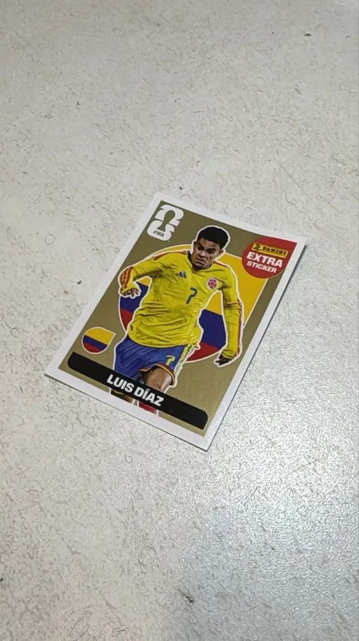 Figurinha legend dourada Luis Díaz