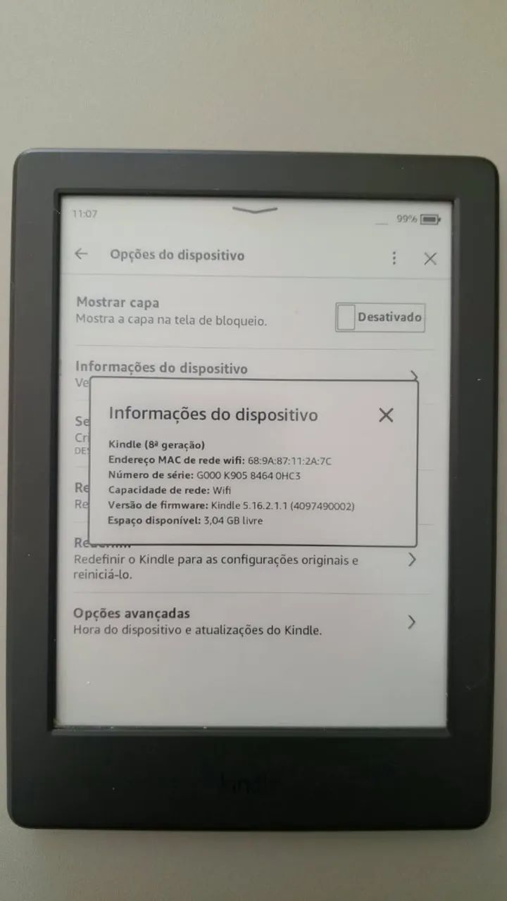 Kindle 8ª geração  - Foto 3