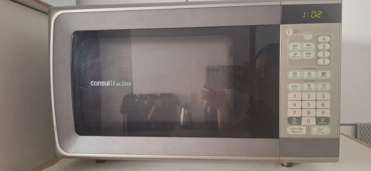 Vendo Micro-ondas Consul Facilite Cinza