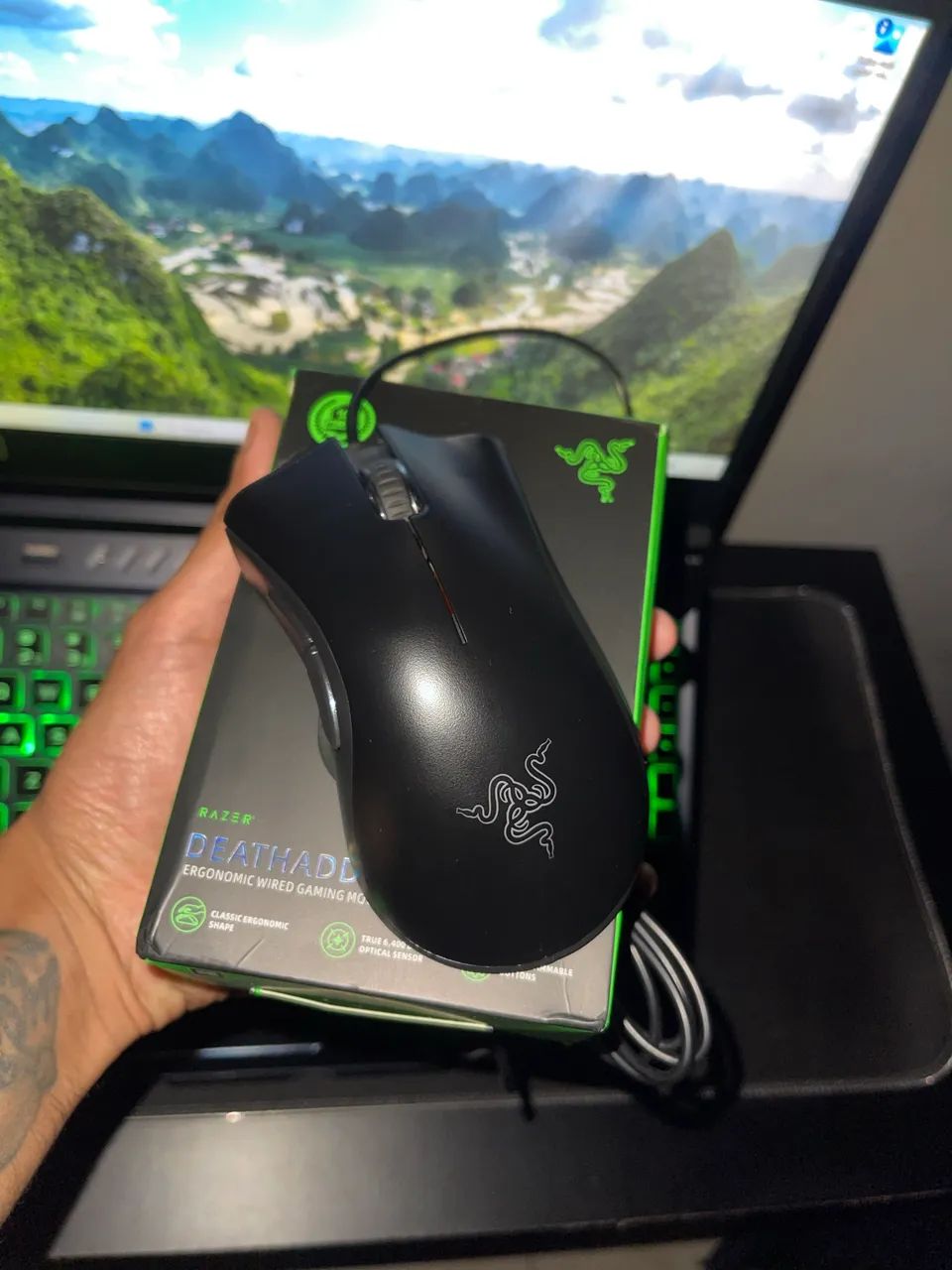 Mouse Gamer Razer ORIGINAL LACRADO - DeathAdder Essential  - Foto 2