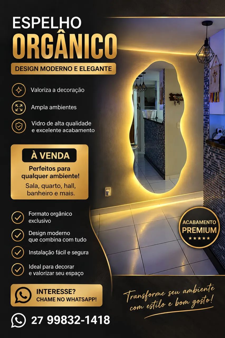 Espelhos orgânicos  - Foto 5