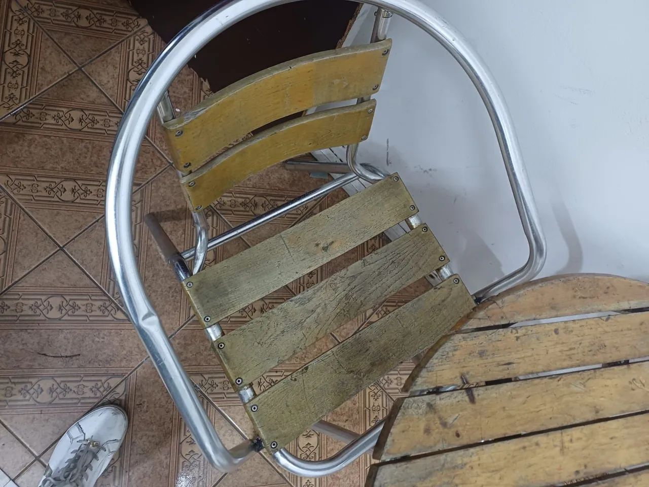 Conjunto mesa e cadeira jardim varanda praia - Foto 3