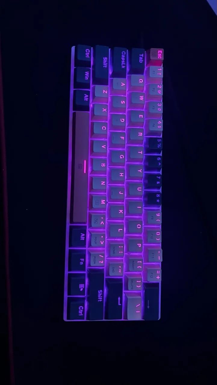 Teclado mecânico K500 61 (funcionando normalmente) - Foto 5
