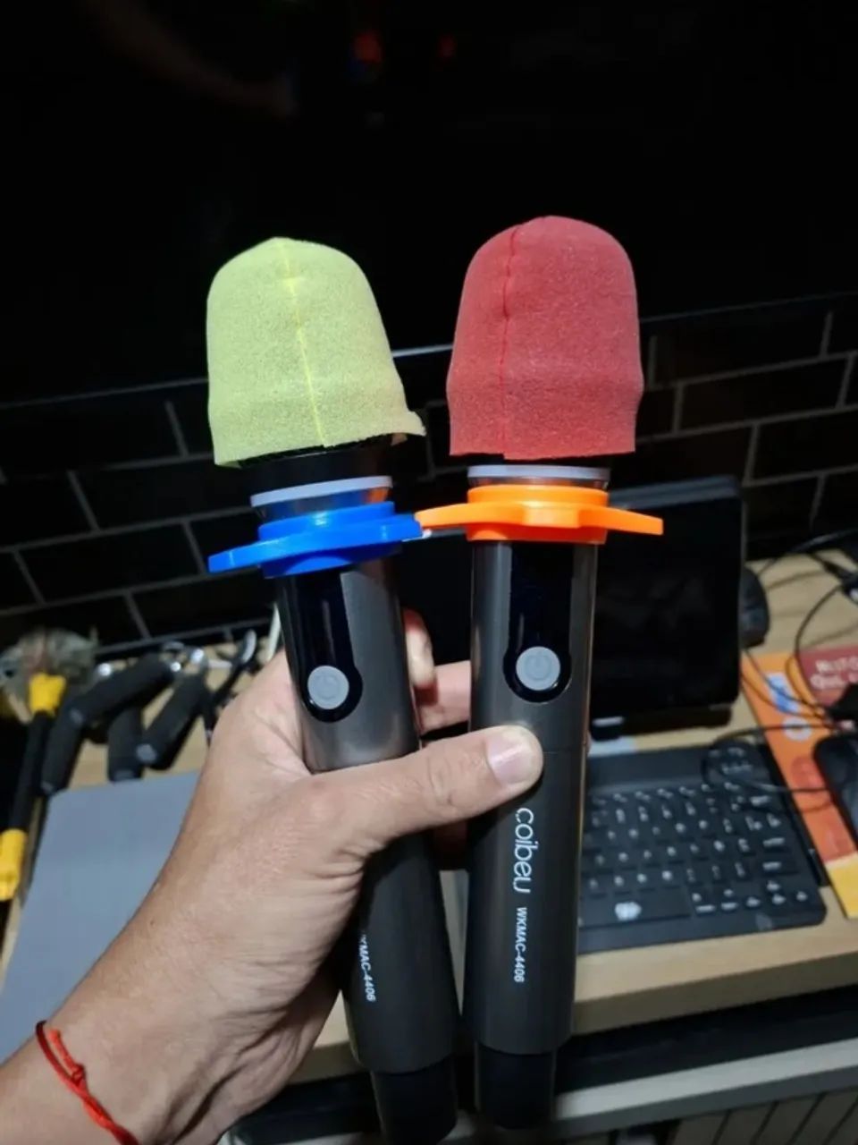 Kit 2 Microfones Sem Fio Coibeu  - Foto 3