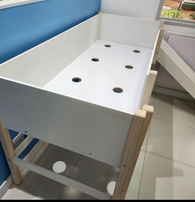 CAMA DE SOLTEIRO COM ESCORREGADOR 78 CM PIN PLAY - Foto 2