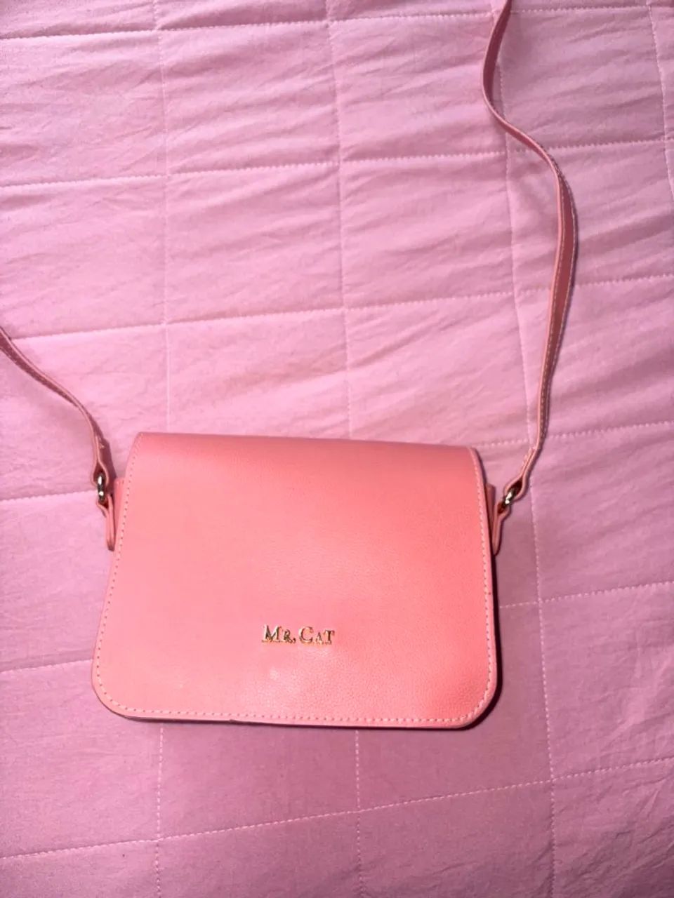 Bolsa Mr.Cat cor rose