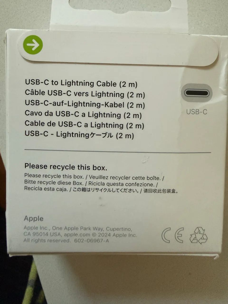 Cabo Lightning da Apple 2m USB?C - Foto 2