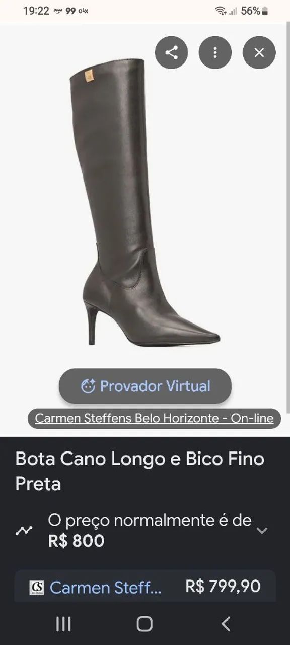 Botas Carmen Steffens em perfeito estado 