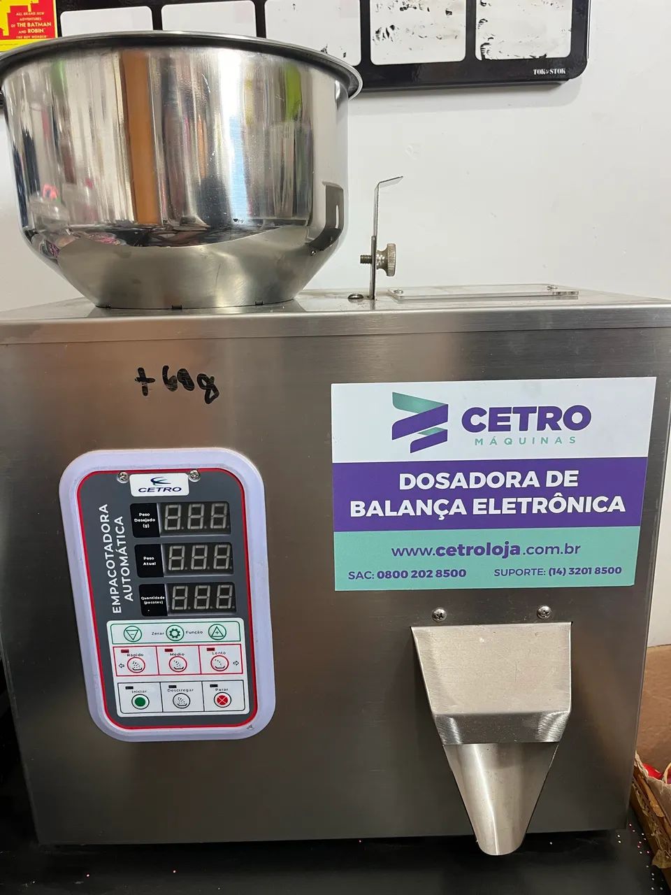 Dosadora com Balança Eletrônica 1-100g - Foto 2