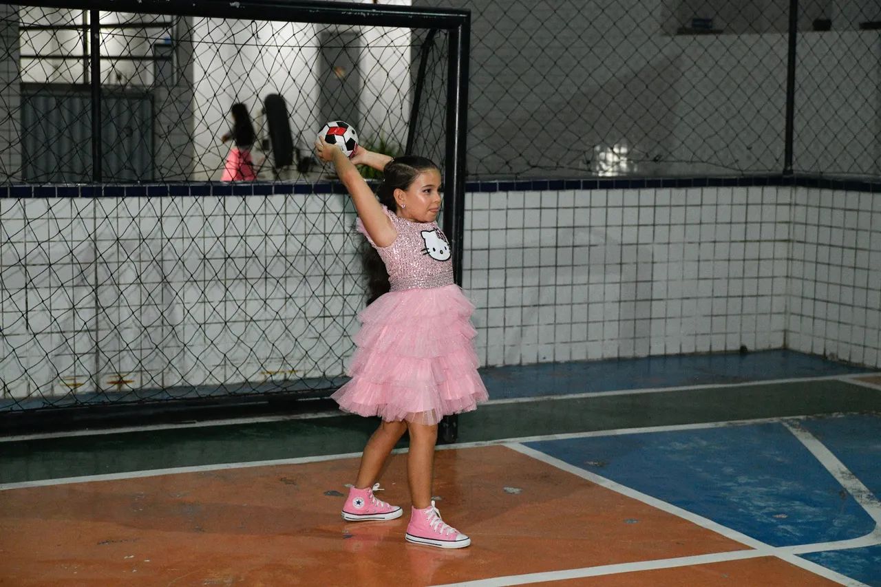 Vestido Infantil Hellow Kit - Foto 4