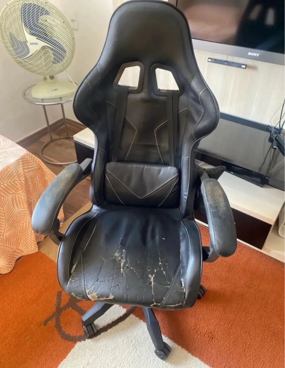 cadeira gamer XZONE usada 4 anos - Foto 2