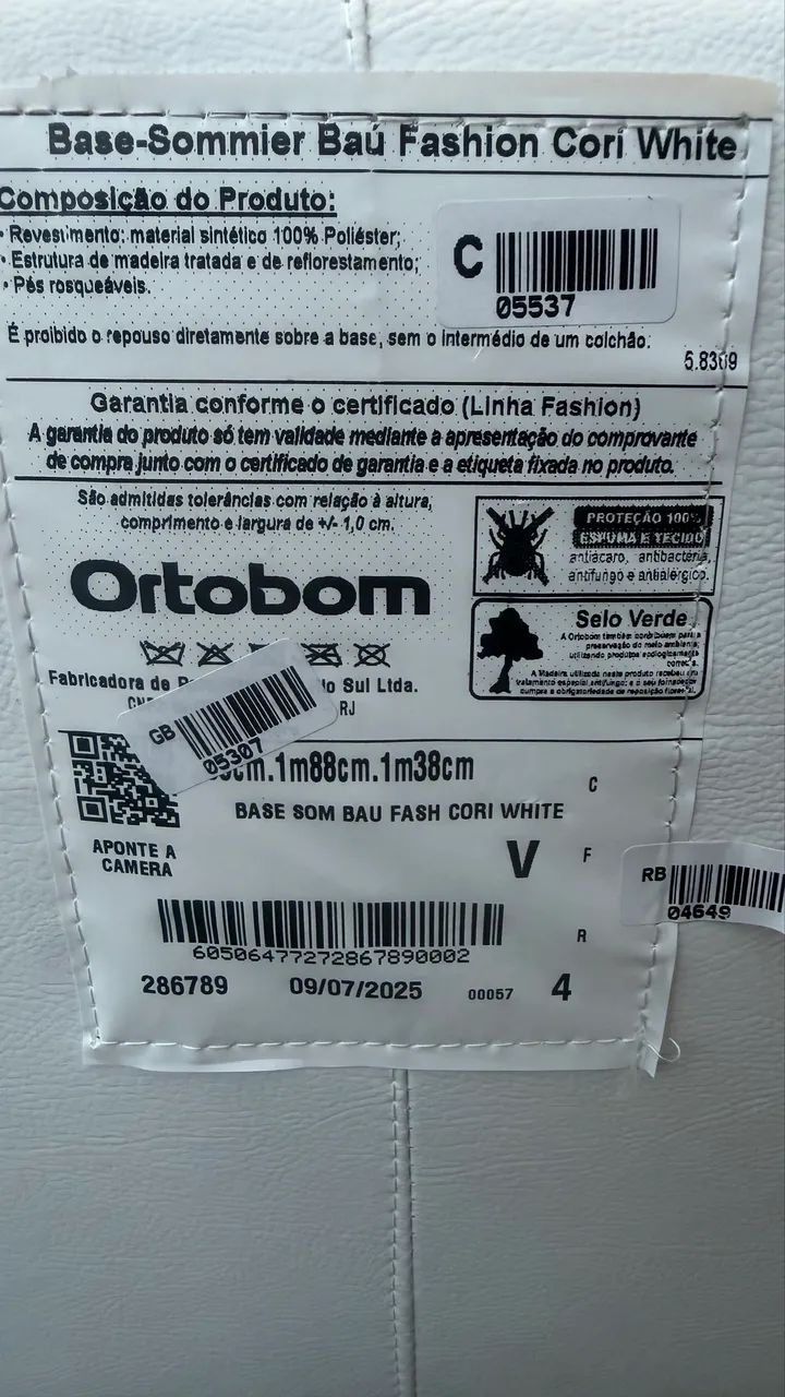 Base cama casal Ortobom cama baú novíssima  - Foto 3