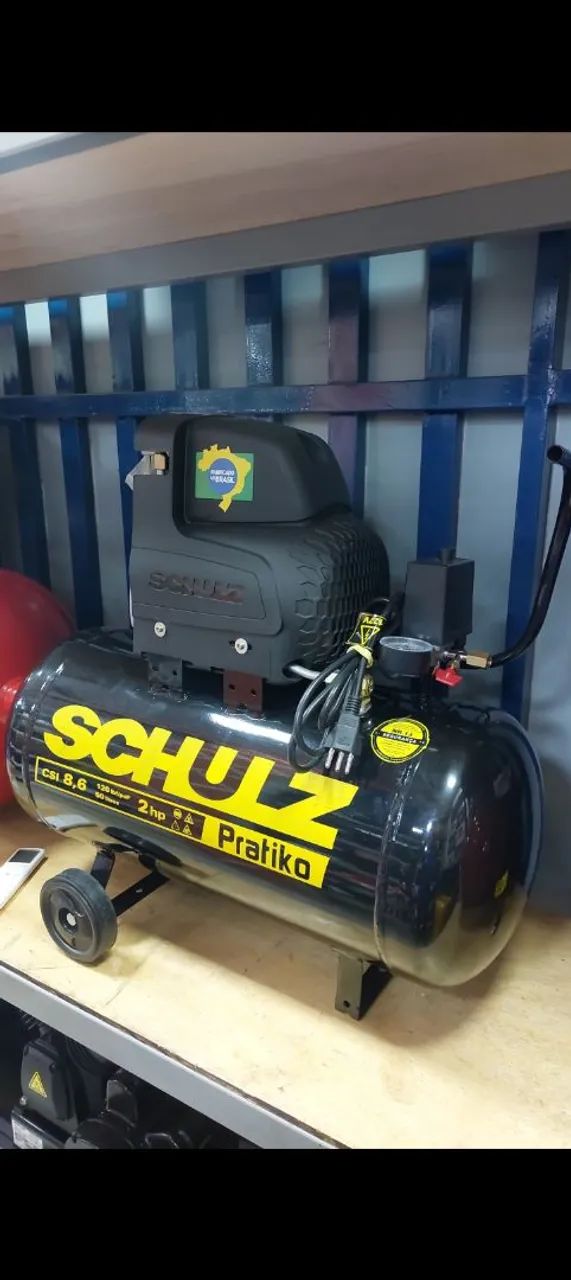 COMPRESSOR 2CV 50LITROS 120PSI 8,6PES CSI SCHLUZ - Foto 2