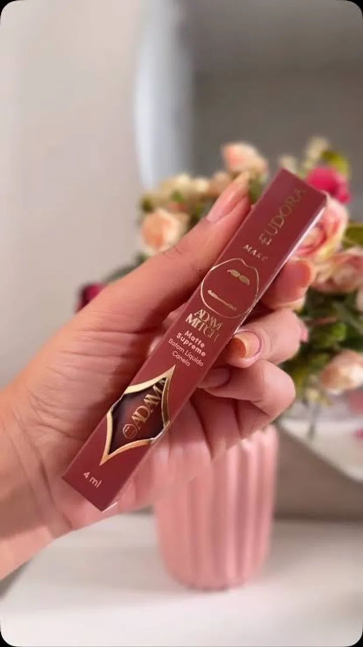 Batom Líquido Matte Supreme Canela Adam Mitch e Eudora Make 4ml - Foto 5