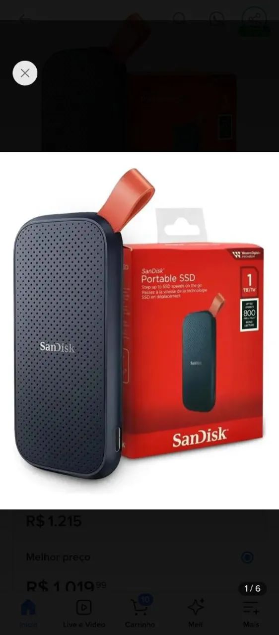 Scandisk 1 tera