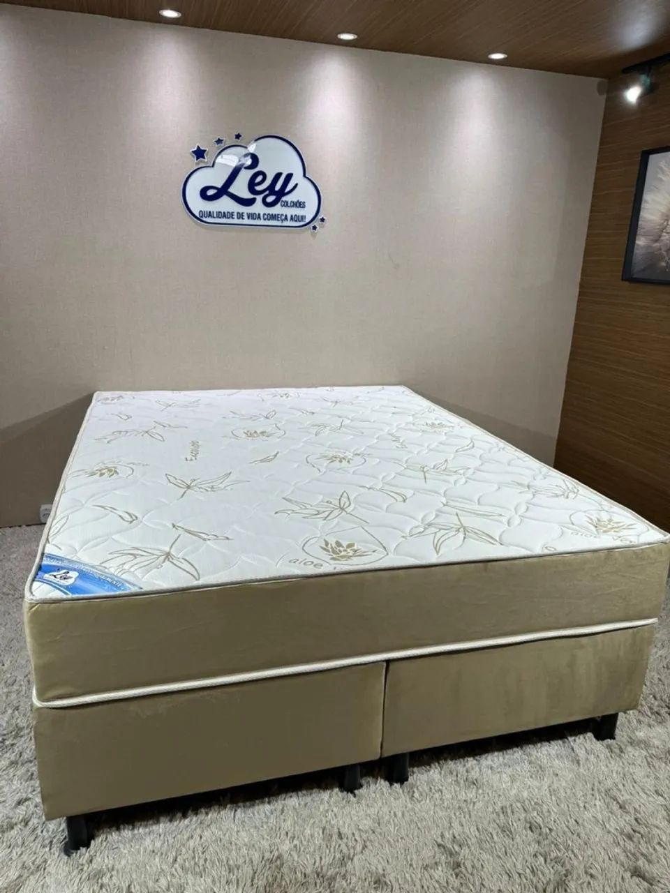 CAMA BOX QUEEN LEY COLCHOES MOLAS ENSACADAS EM MEGA OFERTA ! - Foto 3