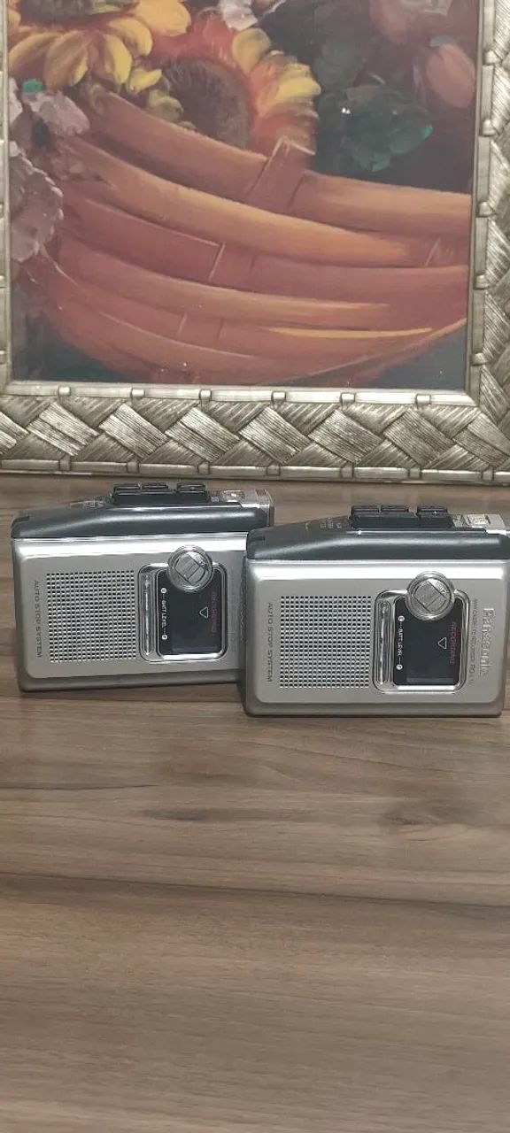 Gravadores Mini Cassete Panasonic RQ-L11 - Perfeito Funcionamento - Foto 4