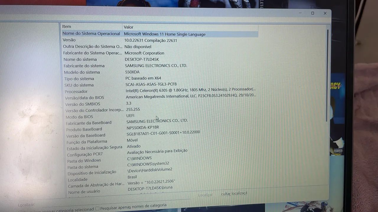 Notebook Samsung  - Foto 3