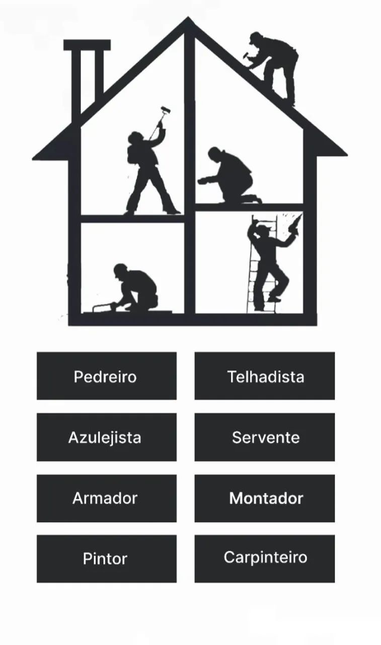 Pedreiro, Gesseiro,Pintor e outros