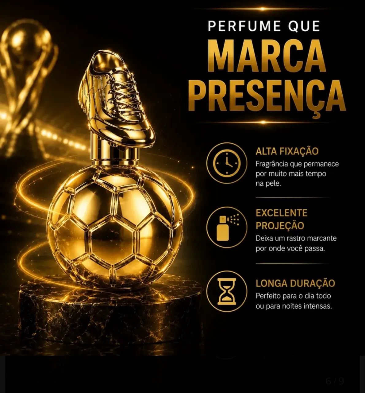 Perfume Bola de Ouro Importado - Foto 2