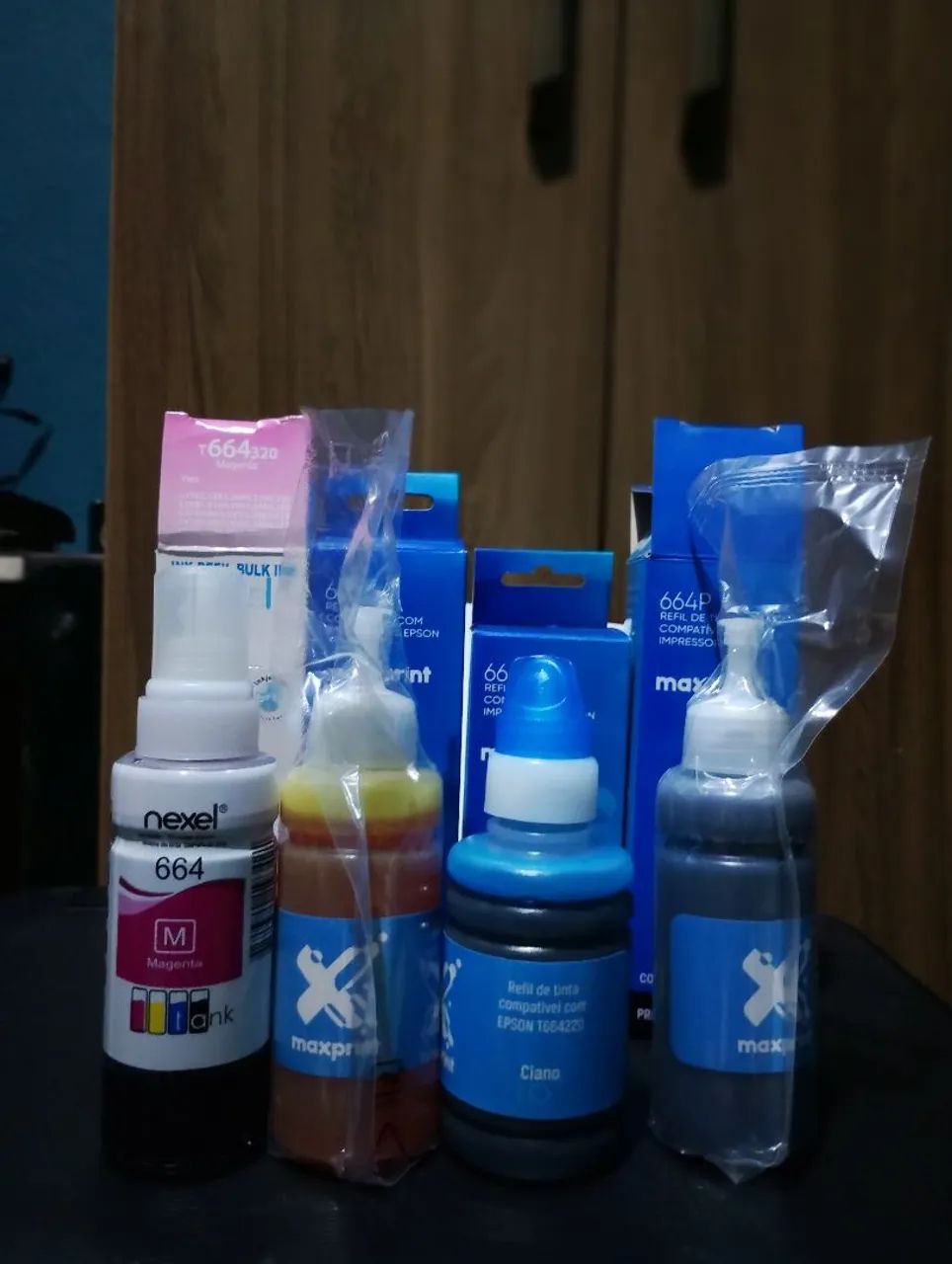 KIT DE TINTAS 664 - NOVAS | COMPATÍVEIS EPSON - Foto 2