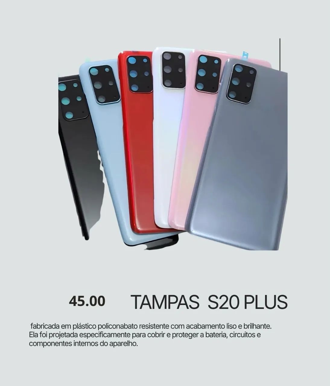 Tampas+ carcaça de celular 