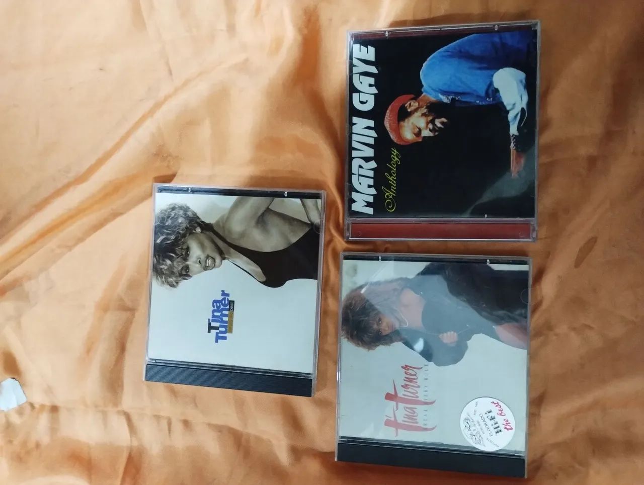 Cds tina Turner e Marvin Gaye