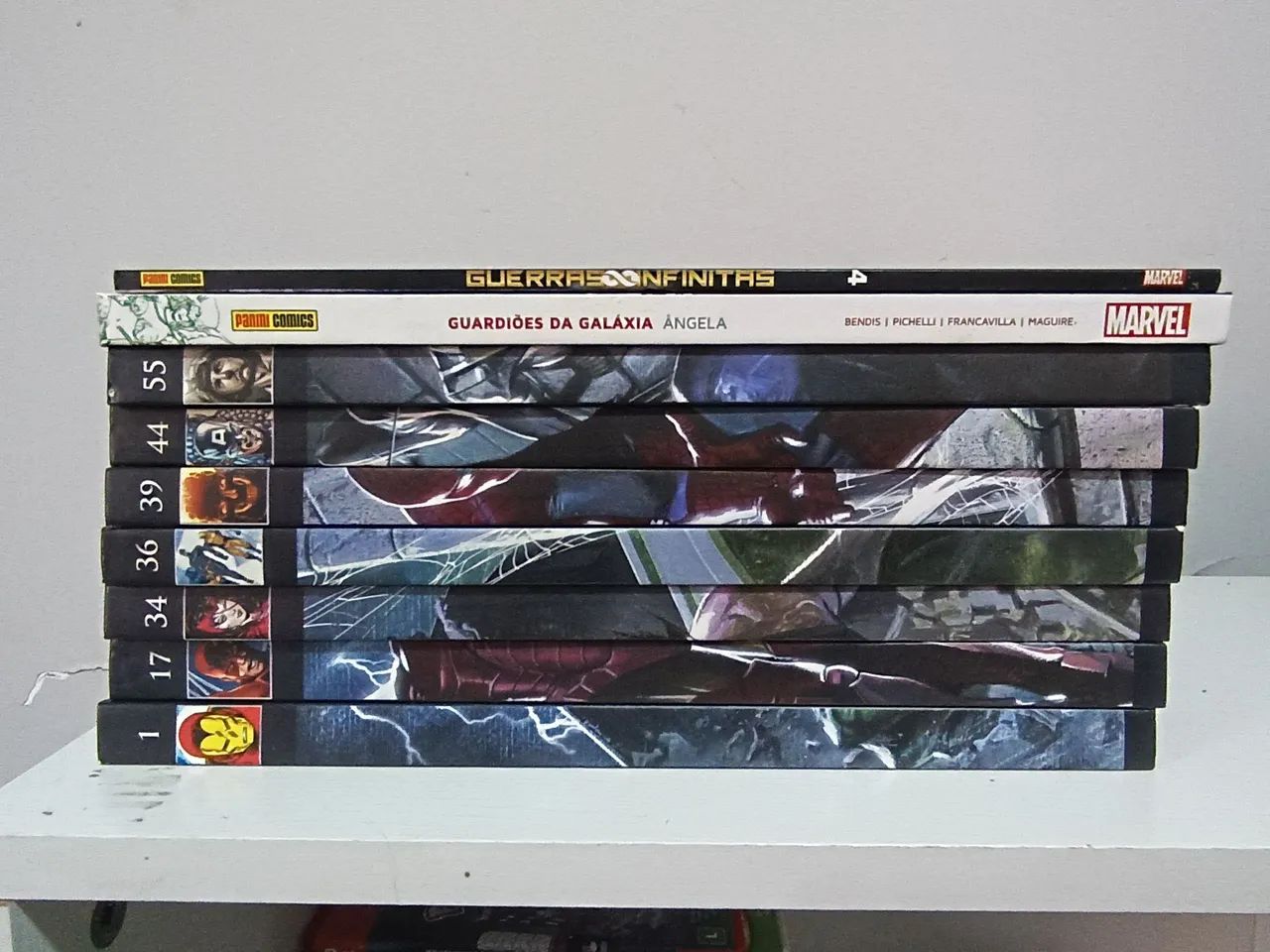 Coleção de quadrinhos marvel